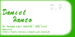 daniel hanto business card